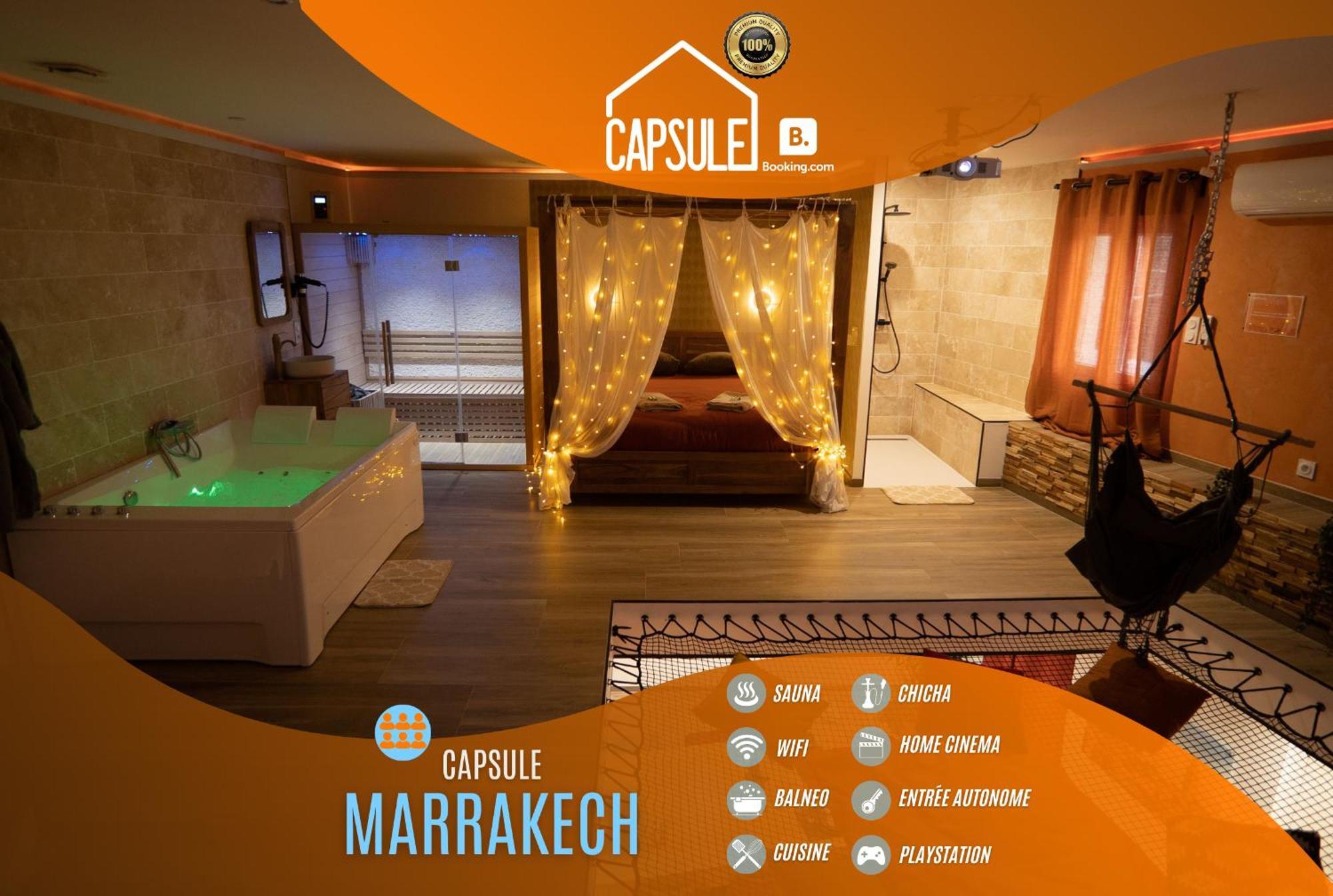 Capsule Marrakech I Chicha I Sauna I Balnéo I Console PS5 I Cinéma Trith-Saint-Leger Extérieur photo